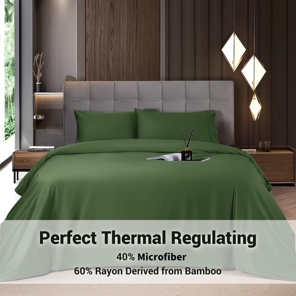 Quadruple-Set King Size Bedding Set, Cooling Sheets