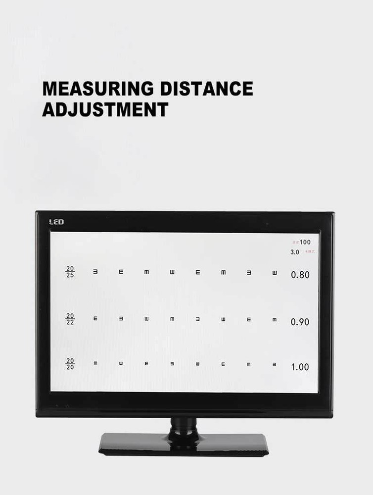 21.5 Inch Screen Vision Chart Panel Led Visual Acuity Testing LCD Optical Tester