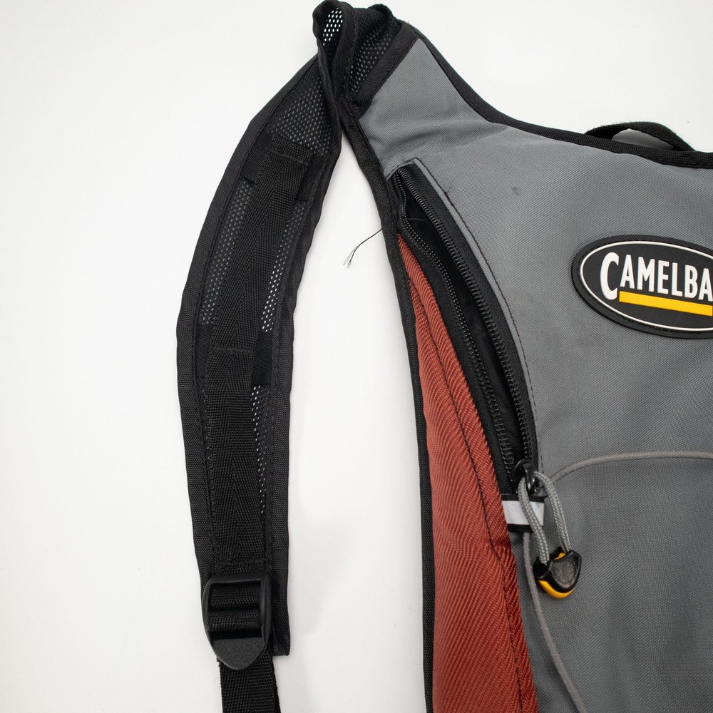 CamelBak Classic Hydration Backpack Gray Rust Hiking Outdoor Pack No Bladder