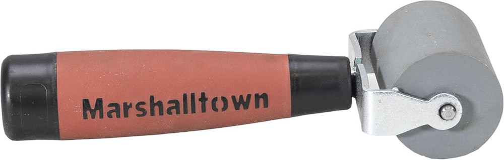 Paint and Wallcovering Seam Roller, 2 Inch Flat Solid Rubber Installation Tool,