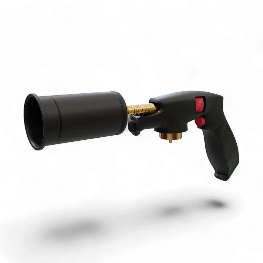 Electric Hand Held Propane Torch Head Push Button Self Igniting Propane Torch