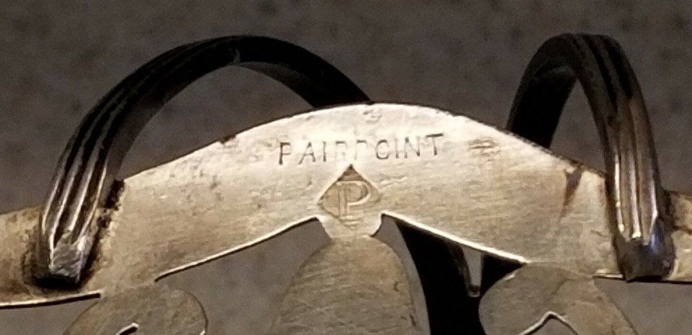 SIGNED PAIRPOINT SILVER PLATE LOW HANDLED TRAY 14" SHEFFIELD SILVER