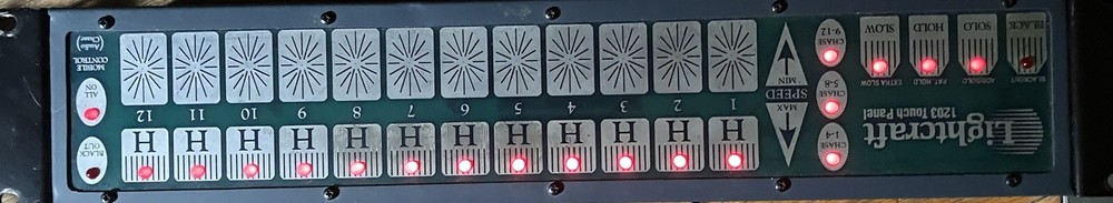 LightCraft 1203 Touch Panel Stage Light Controller Tested Works Light Show