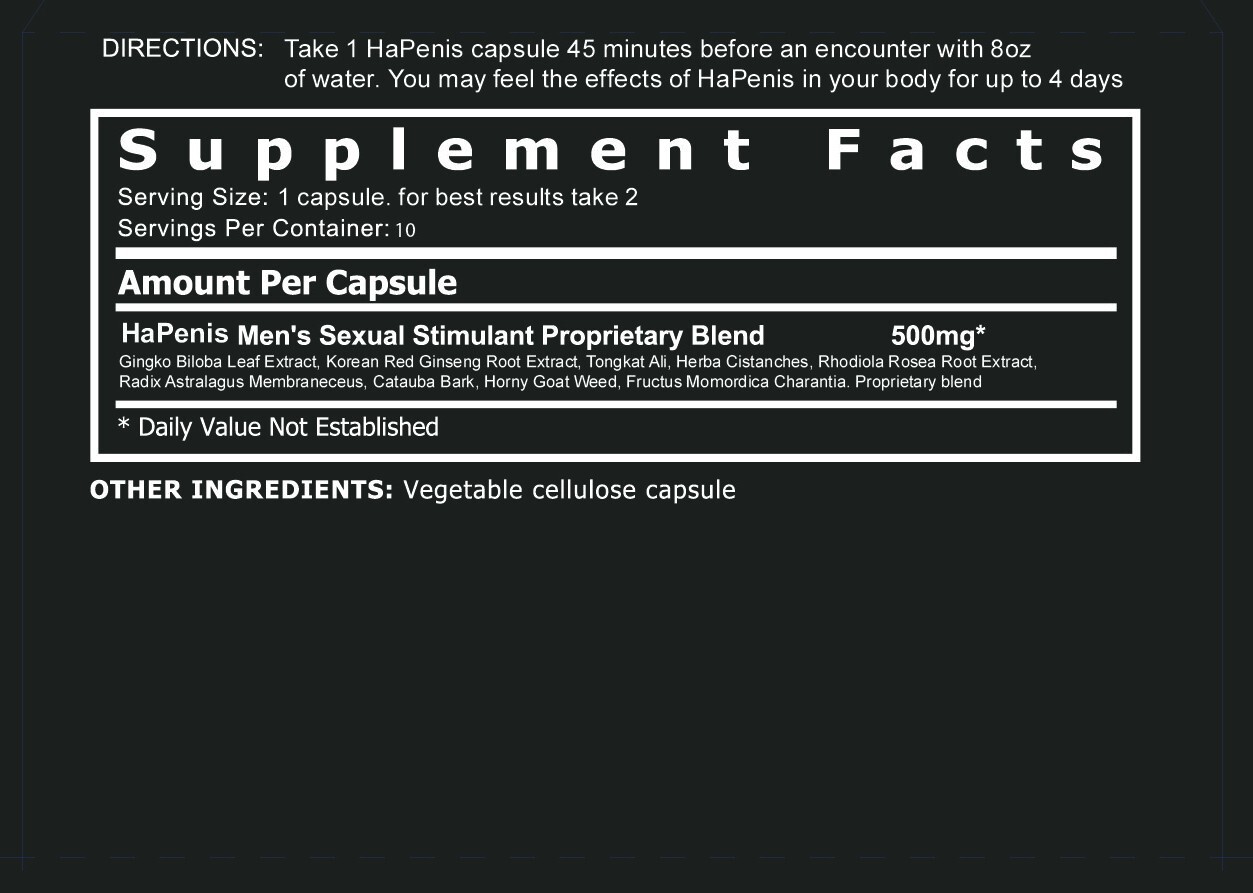 Hap Enis: Unlock Your Sexual Potential with Natural Male Enhancement - 10 pill