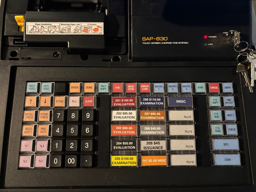 Sam4s SAP-630RT Touch Screen Android POS System w/License & Scanner