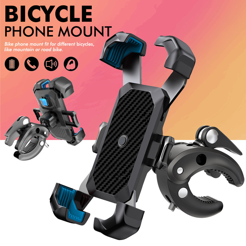 Motorcycle Bike Handlebar Mount Holder Bicycle For iPhone Samsung Cell Phone GPS