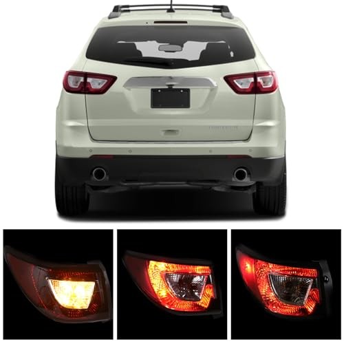 Tail Light Compatible With 2013-2017 Chevy Traverse Rear Left Driver Side Outer