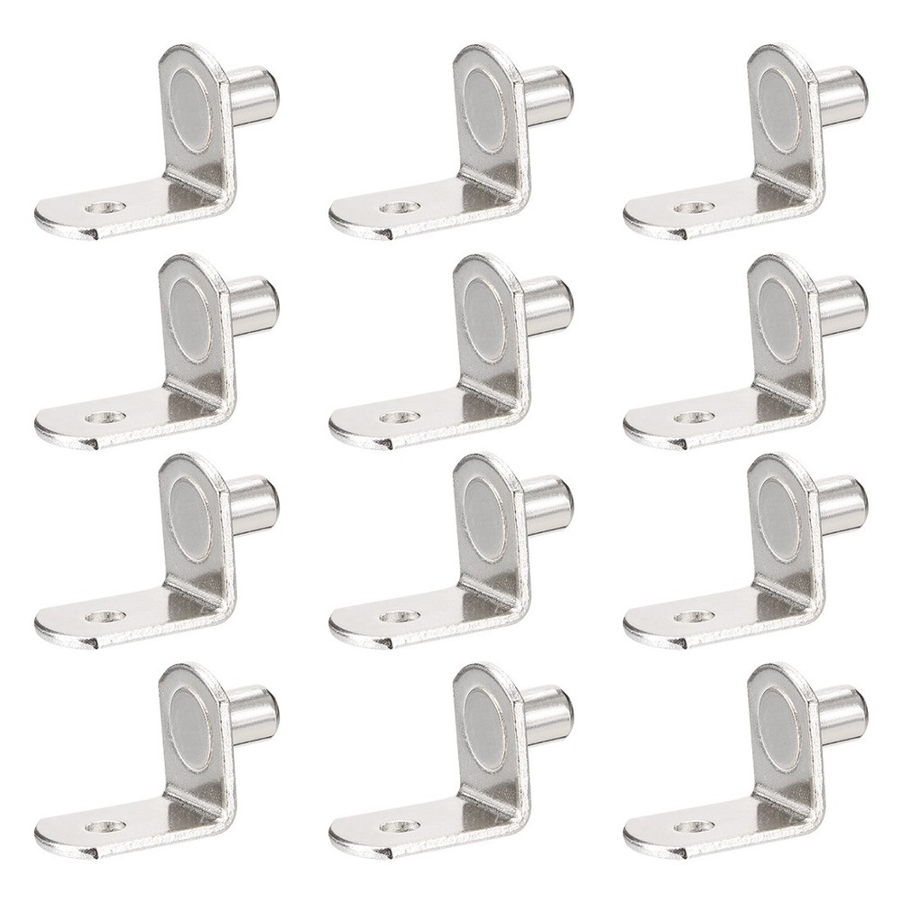 Shelf support pin, 6mm L shaped support, wardrobe shelf, bracket 40pcs