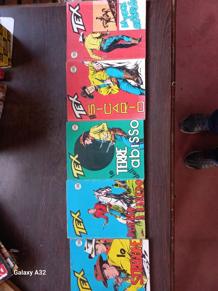 Tex comic from No. 45 to No. 49