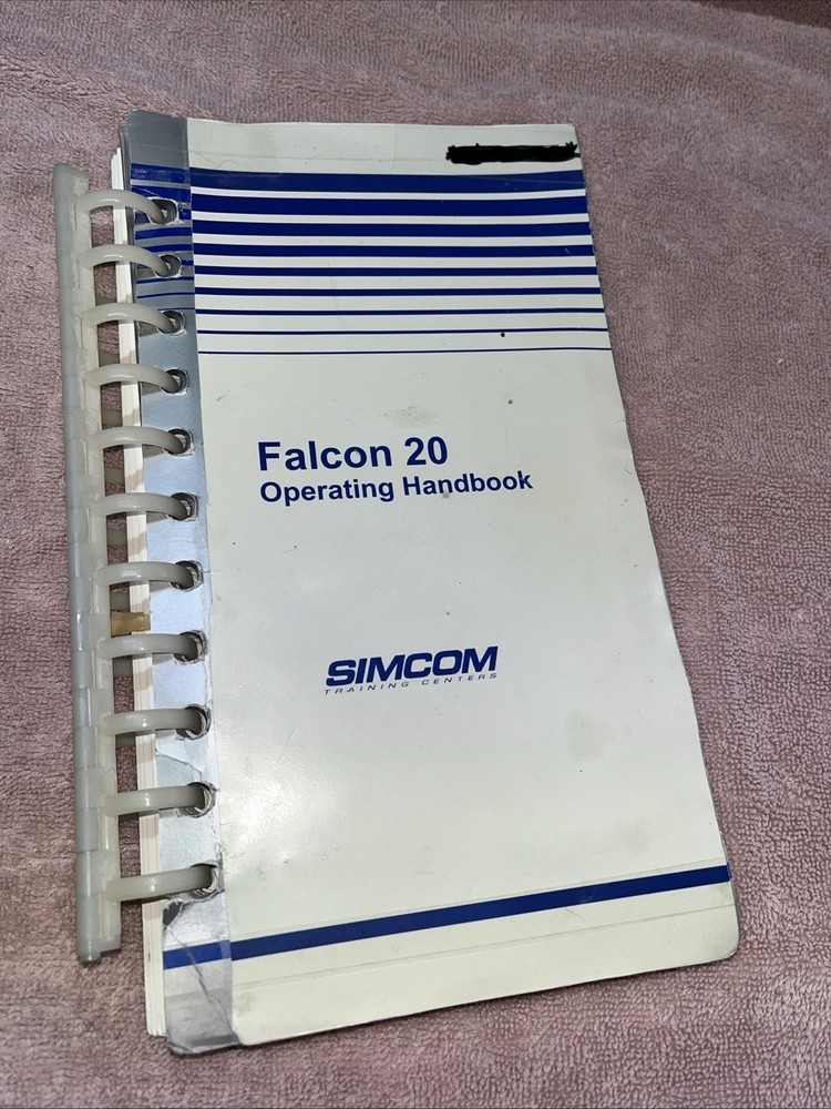 SimuFlite Falcon 20 Operating Handbook- SimuFlite Training