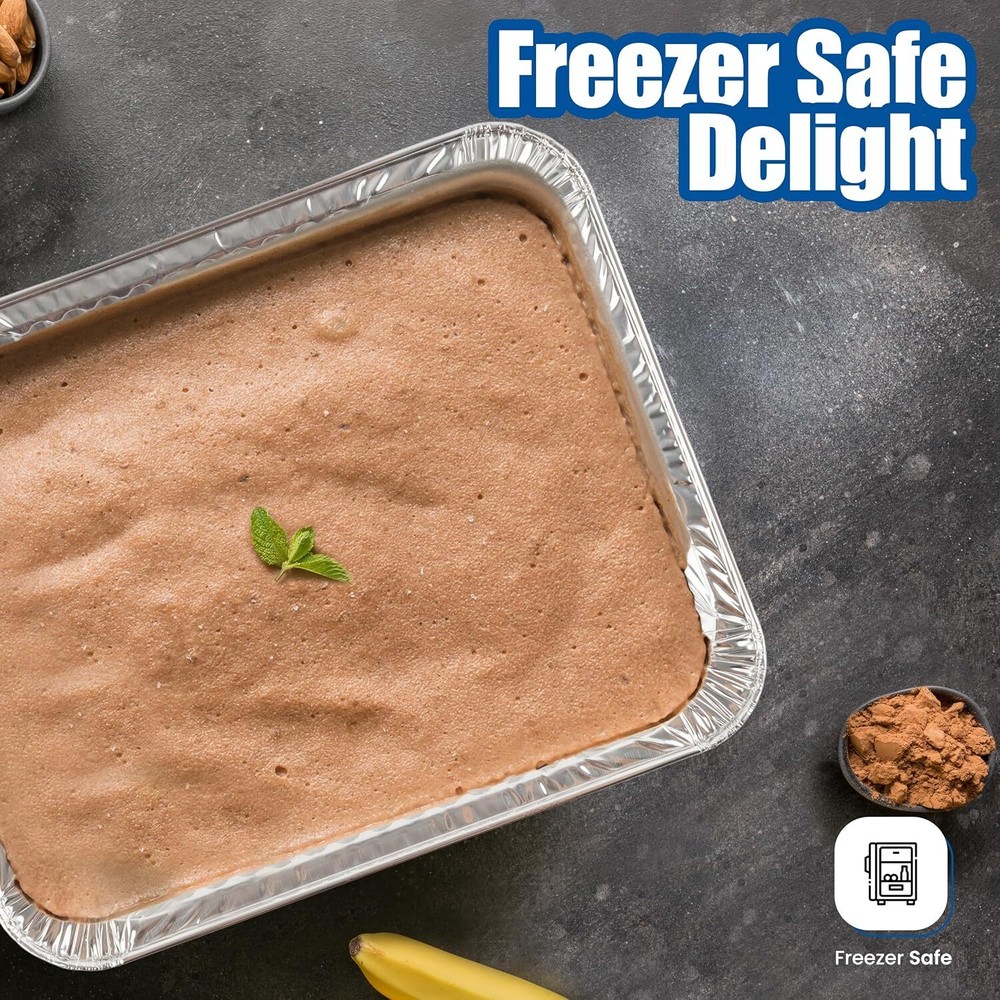 Full-size deep aluminum foil Disposable and durable large steaming pots