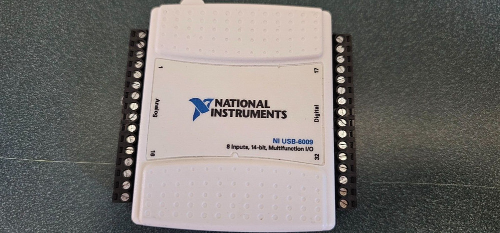 Multifunction Data Acquisition 14-bits 48kS/s USB-6009 NI DAQ 191039D-01L
