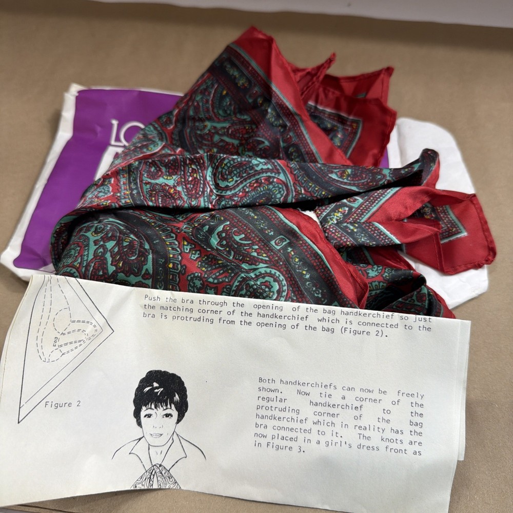 Baffling Bra - A Bra Appear Between Two Tied Silks!