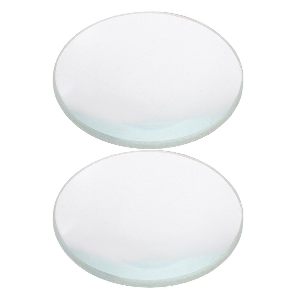 2 Pcs Convex Lens Science Classroom Optics Kits Teaching Tool Mirror Small=