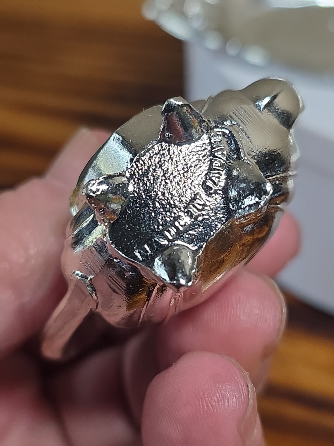 Vintage 1960s-70s Salt & Pepper Shakers Tea Set w/ Serving Tray Georgia