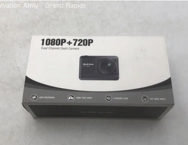 Dual Channel Dash Camera 1080P+720P Loop Recording G-Sensor Lock Front Rear New