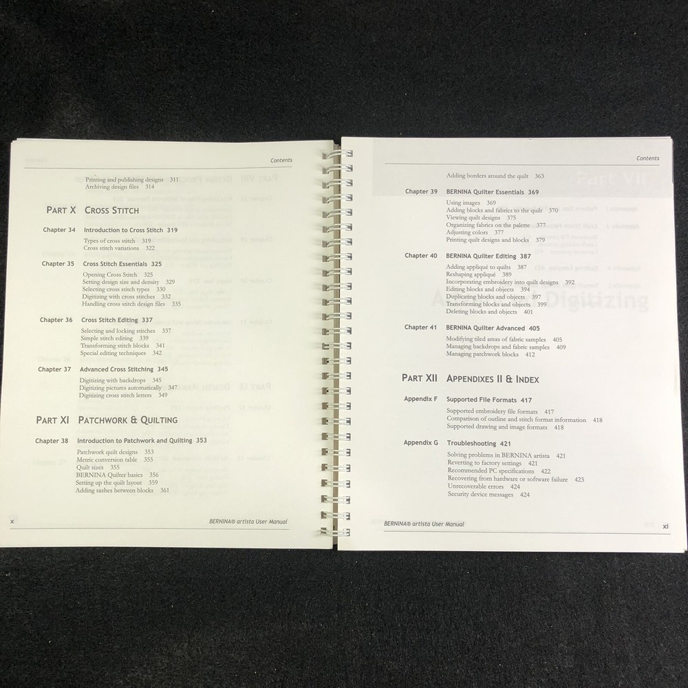 Bernina User manual for Version 4 PC- Embroidery Software Part 2 Advance