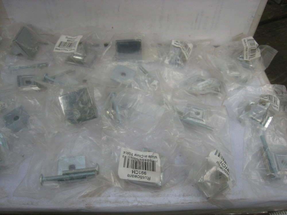 10 yes 10 Rusticware 991CH 1-1/8 Inch Square Chrome Cabinet  Knobs   with base