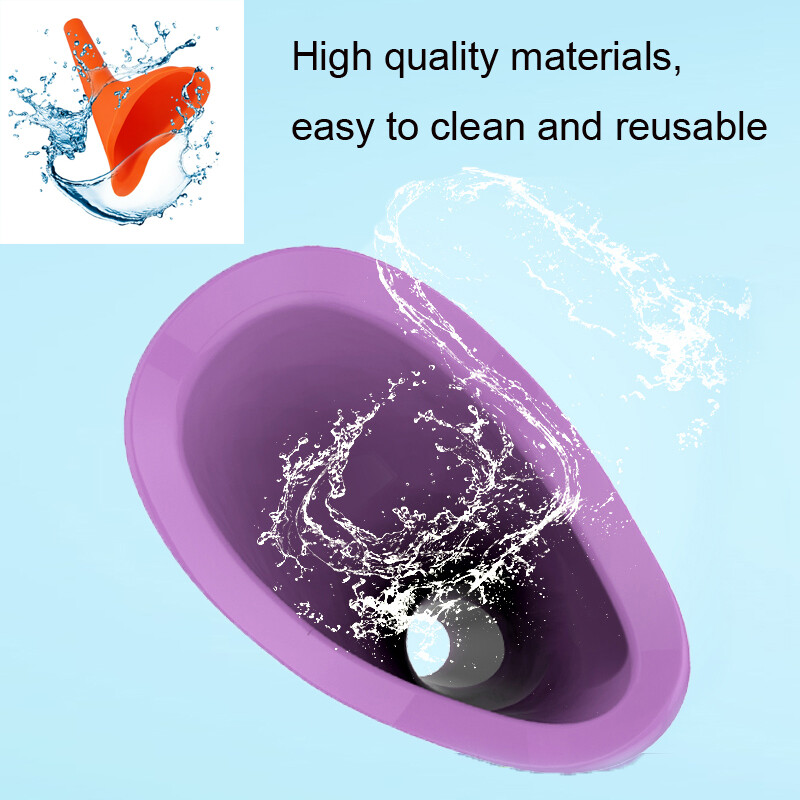 3xReusable Silicone Portable Urinal Women Female Travel Camping Stand Pee Device