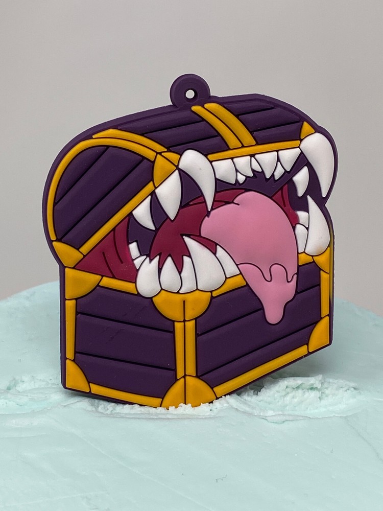 Dungeons and Dragons Chest Cake Topper Set