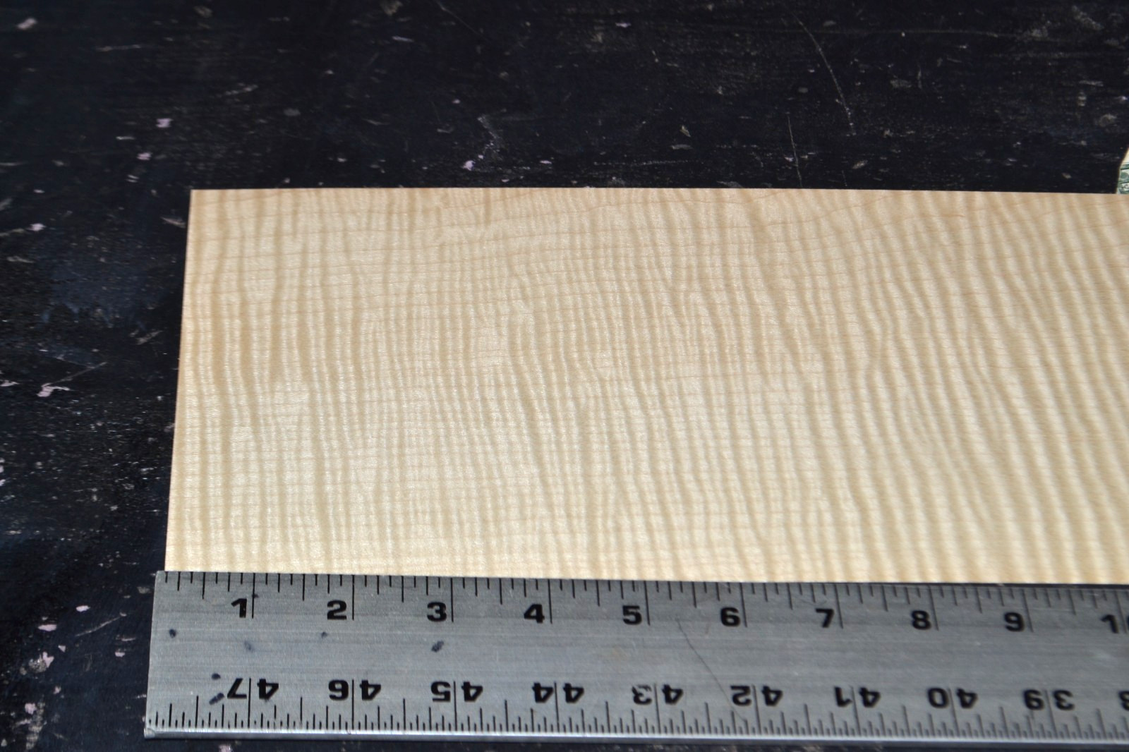 Maple Raw Wood Veneer Sheet 6 x 21 inches 1/42nd 7717-4