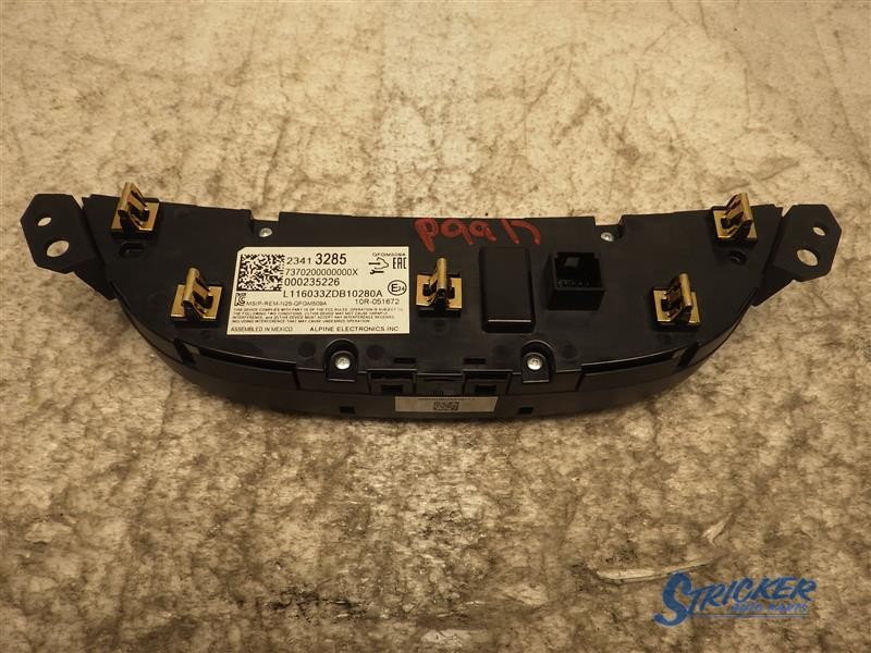 Chevrolet Volt 2017 Front Temperature Control 84176059 7189
