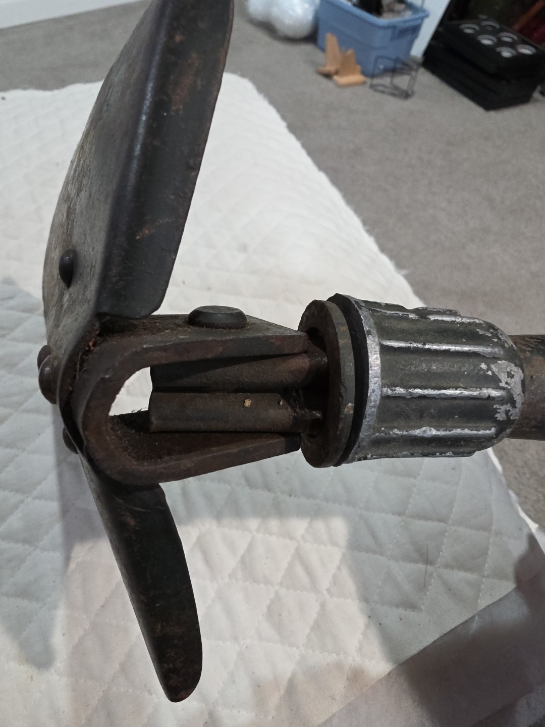 Vintage Original US Military E-TOOL SHOVEL Made In Korea Post WWII