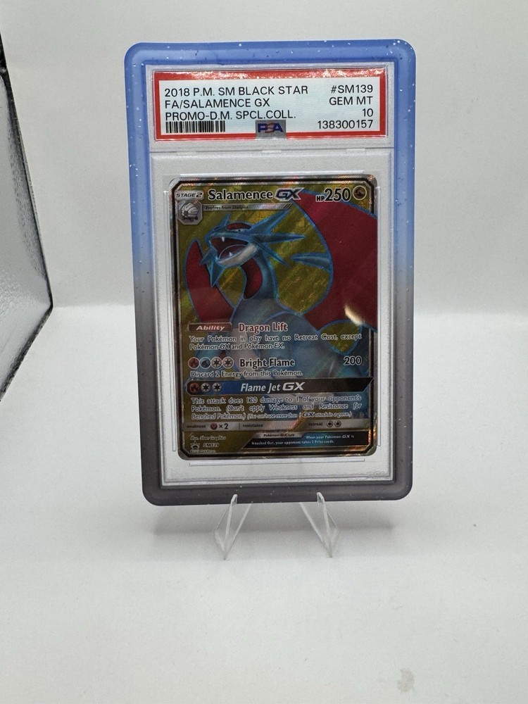 Gradient PSA Graded Card Guard Slab Bumper Guard Protector Blue/Black