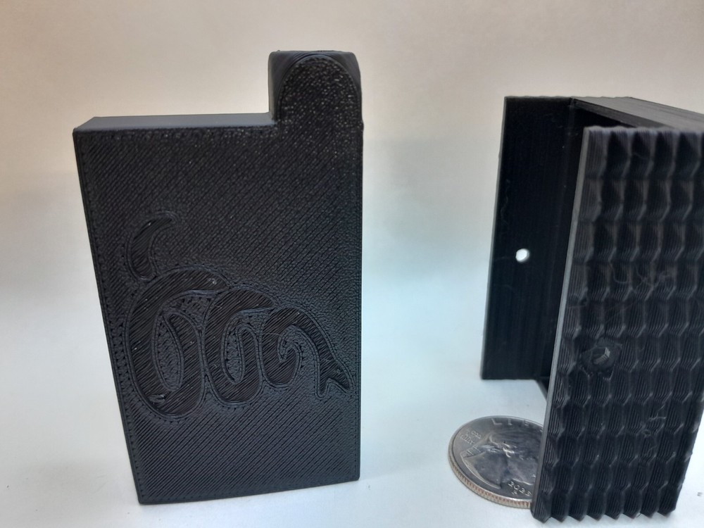 Meshtastic RAK WISBLOCK radio node case with ANTENNA . BLACK