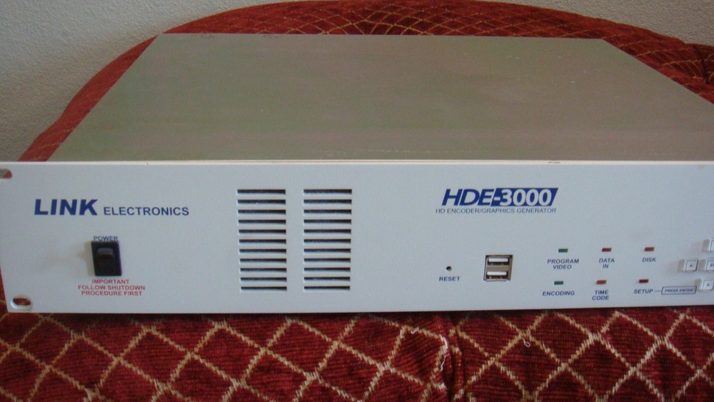 Link Electronics HDE-3000 HD Encoder/Graphics Generator