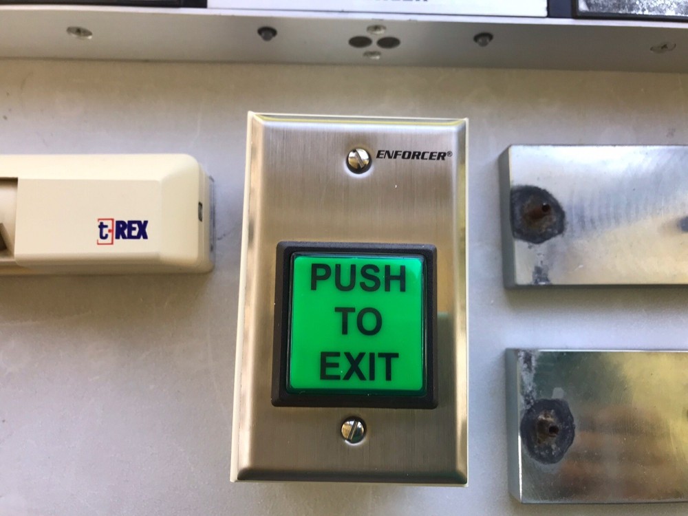ENFORCER Seco-Larm Double Door Electromagnetic Lock W/Push Button, t Rex Detecto