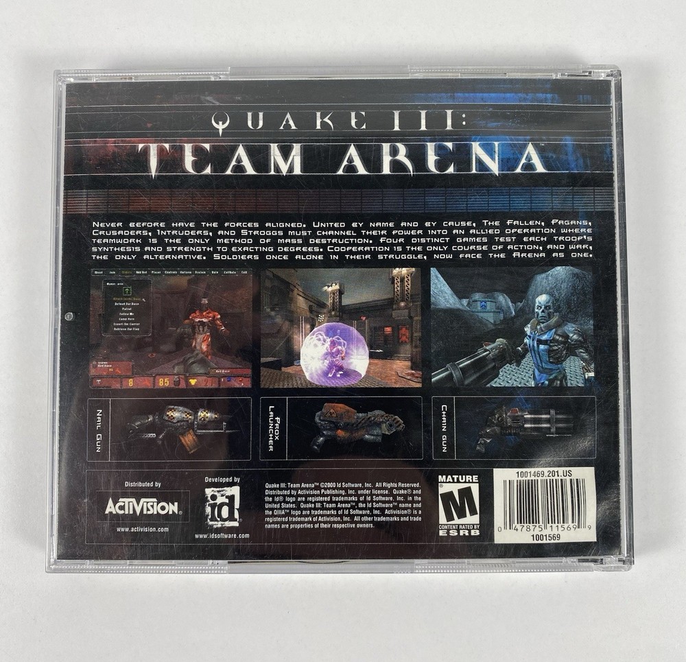 Quake III Team Arena (PC, 2000)