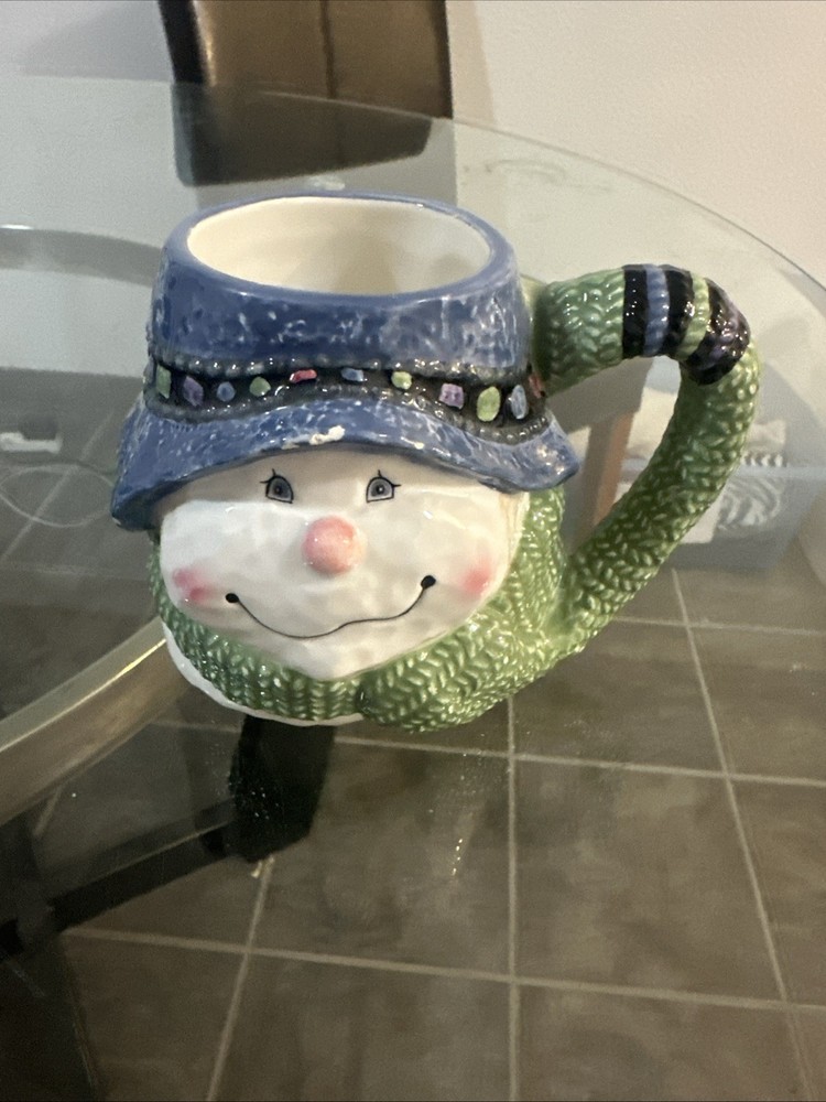 Sentiment Mugs Snowman Figural Mug