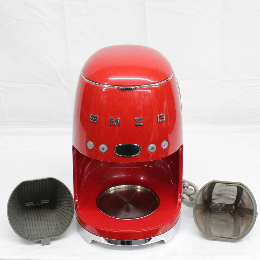 Smeg DCF02RDUS Drip Filter Coffee Machine, Red No coffee pot.