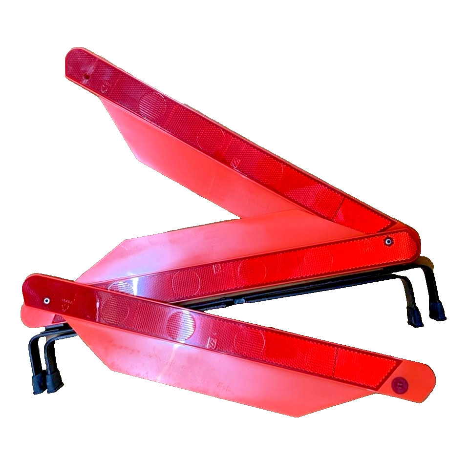 Reflective Warning Sign Foldable Triangle Car Hazard Breakdown EU Emergency