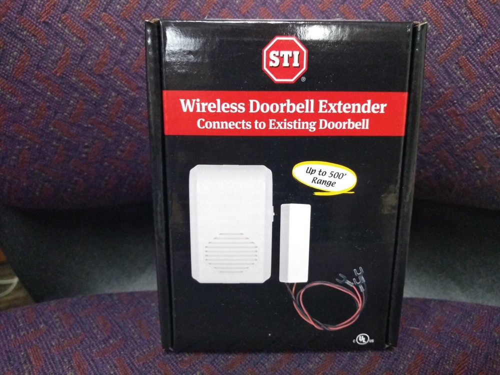 STI model #STI-3300,  Wireless Doorbell Extender.