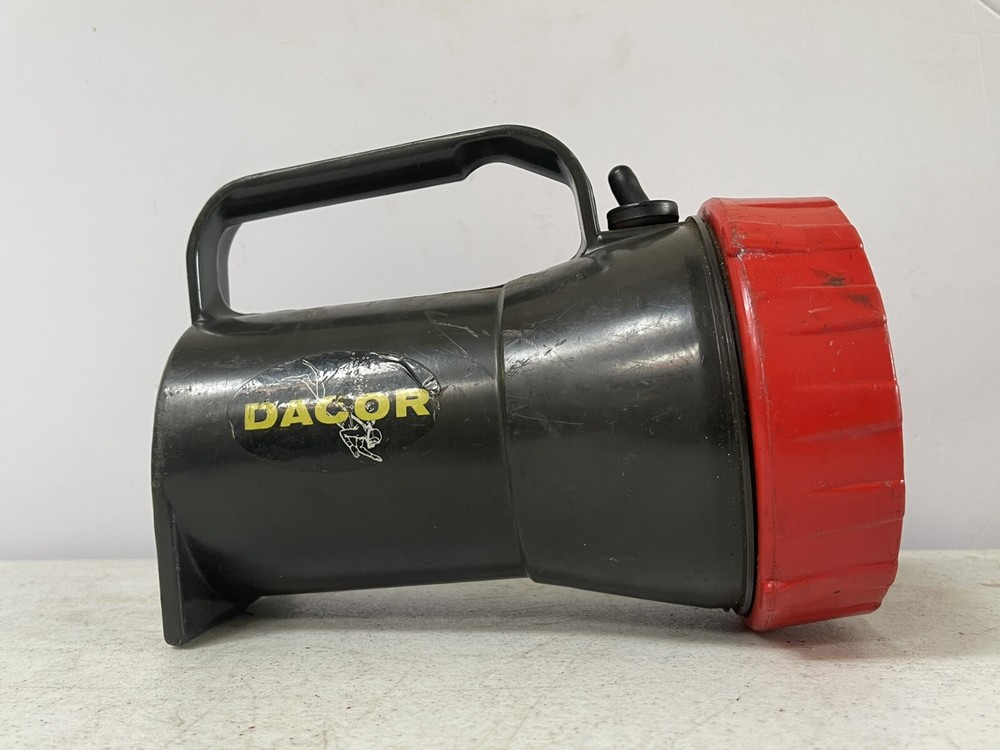 Vintage Dacor Scuba Diving UL-700 Underwater Flashlight. Untested
