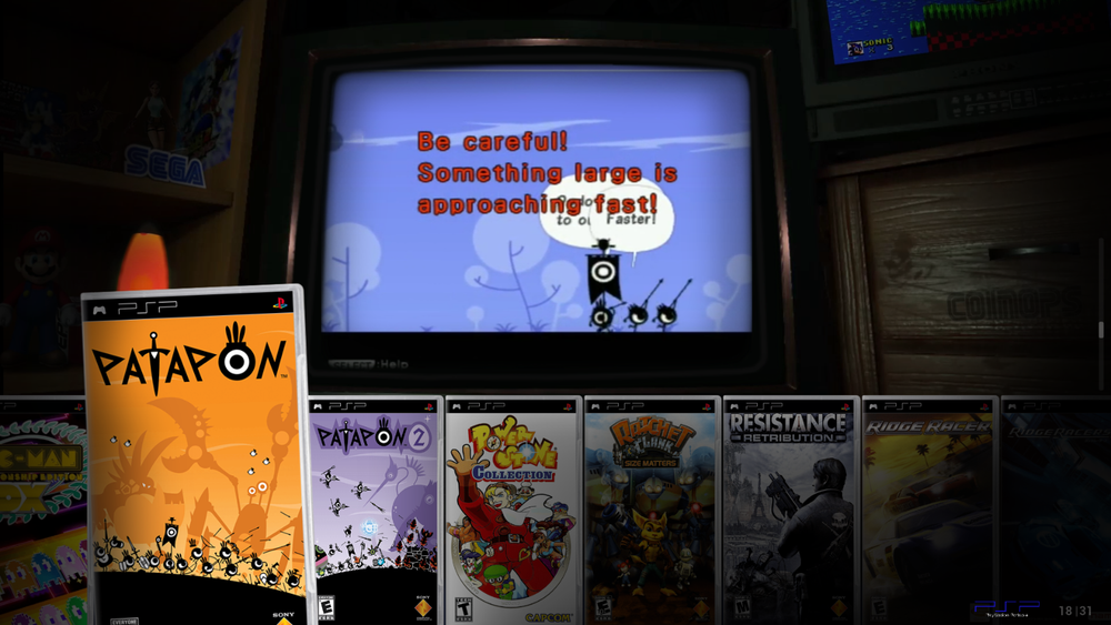 Retro-games system