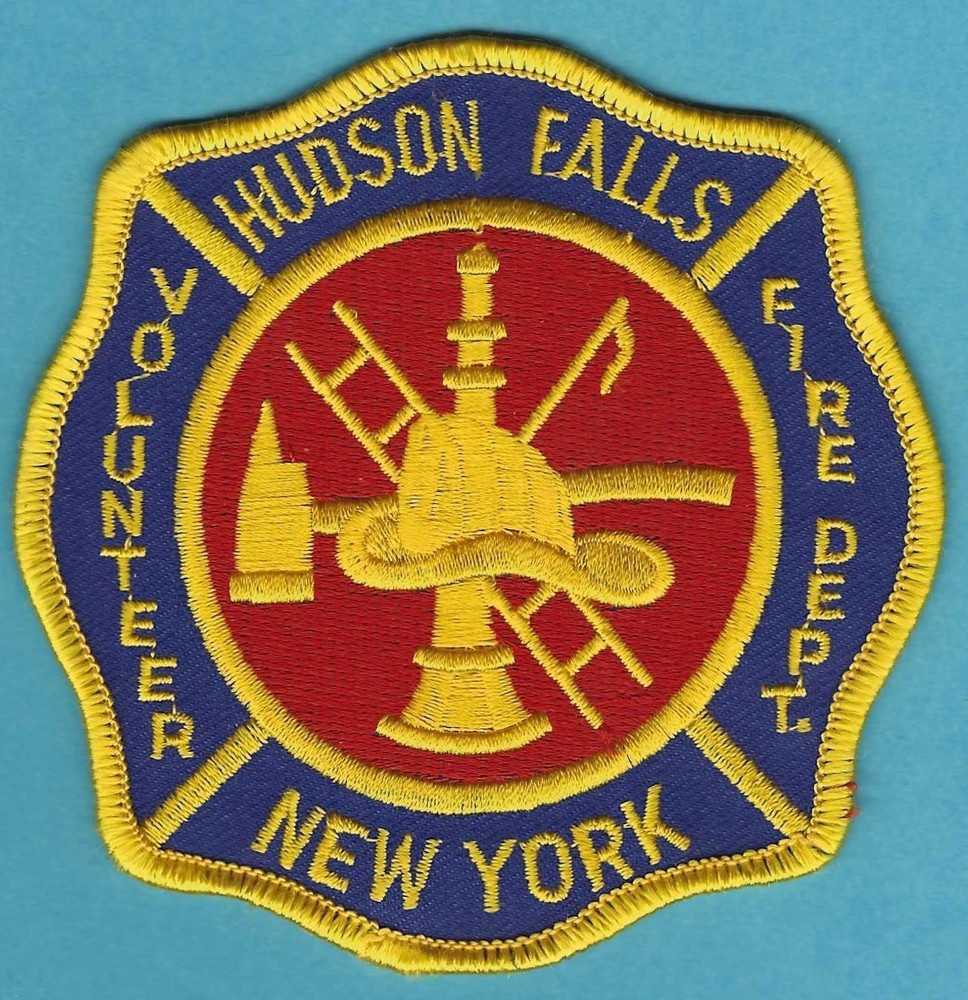 HUDSON FALLS NEW YORK FIRE RESCUE PATCH