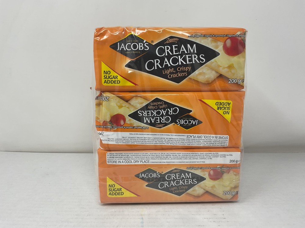 Jacobs Cream Cracker 200g (3 Pack)