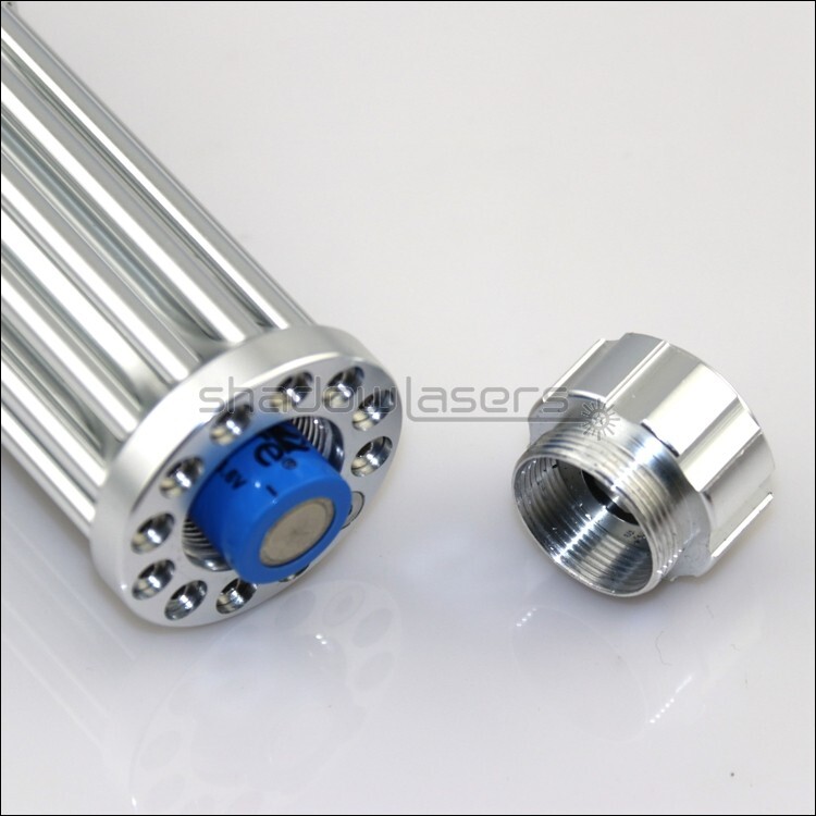 BX3-S 450nm Adjustable Focus High Power Blue Laser Pointer Visible Laser Beam