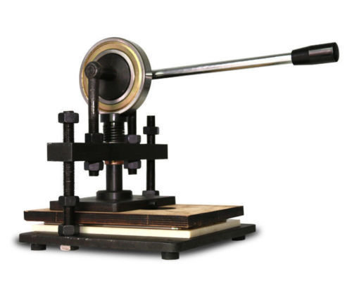 Manual Leathercraft Die Cutting Machine Leather Paper PVC Sheet Sampling Machine