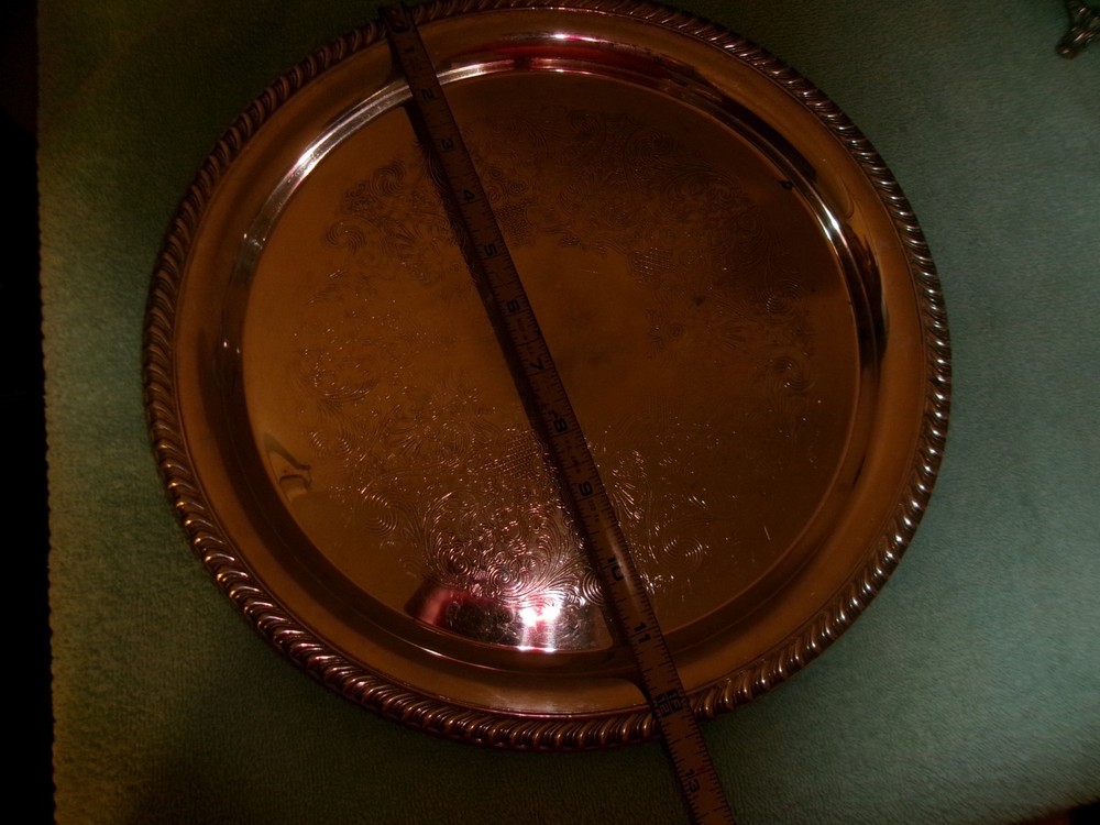 Vintage 5 Piece Wm. Rogers Silver Co Silver Plated Tea Set