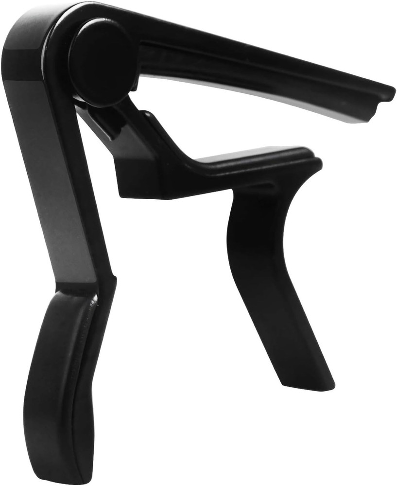 Effortless Key Changes with Modern Black Guitar Capo - 6-String Compatible
