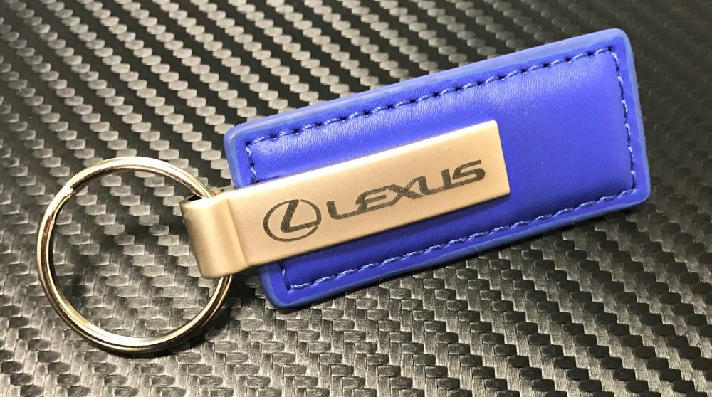 LEXUS BLUE LEATHER KEY CHAIN