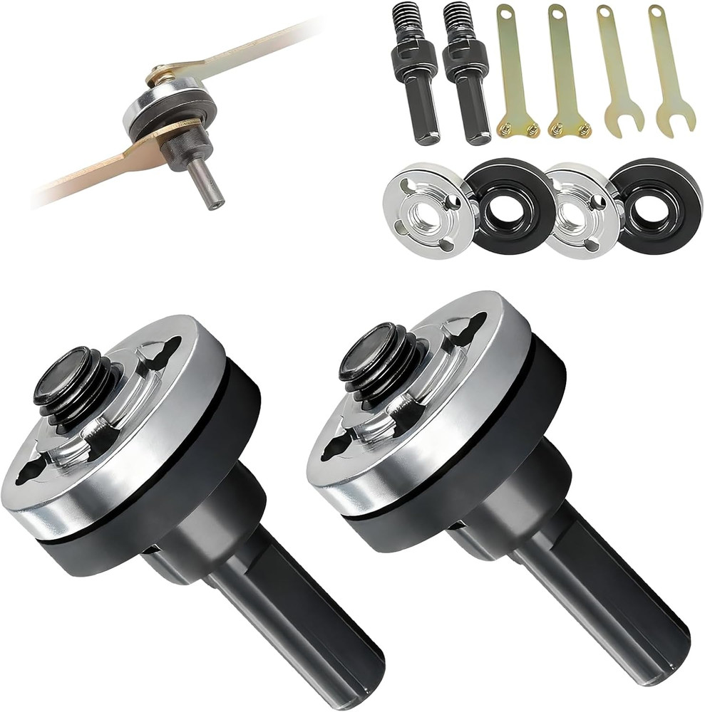 2Sets Angle Grinder Connector Set, Electric Drill Angle Grinder Connecting Ro...