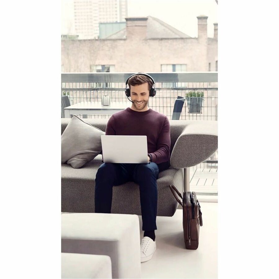 Jabra Evolve2 65 Wireless Bluetooth Stereo Headset MS Teams Black
