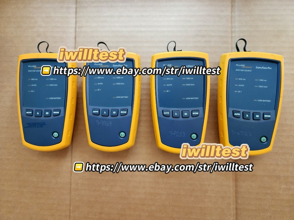 1 Pcs Fluke SimpliFiber Pro 850/1300 Multimode Source good function *IW