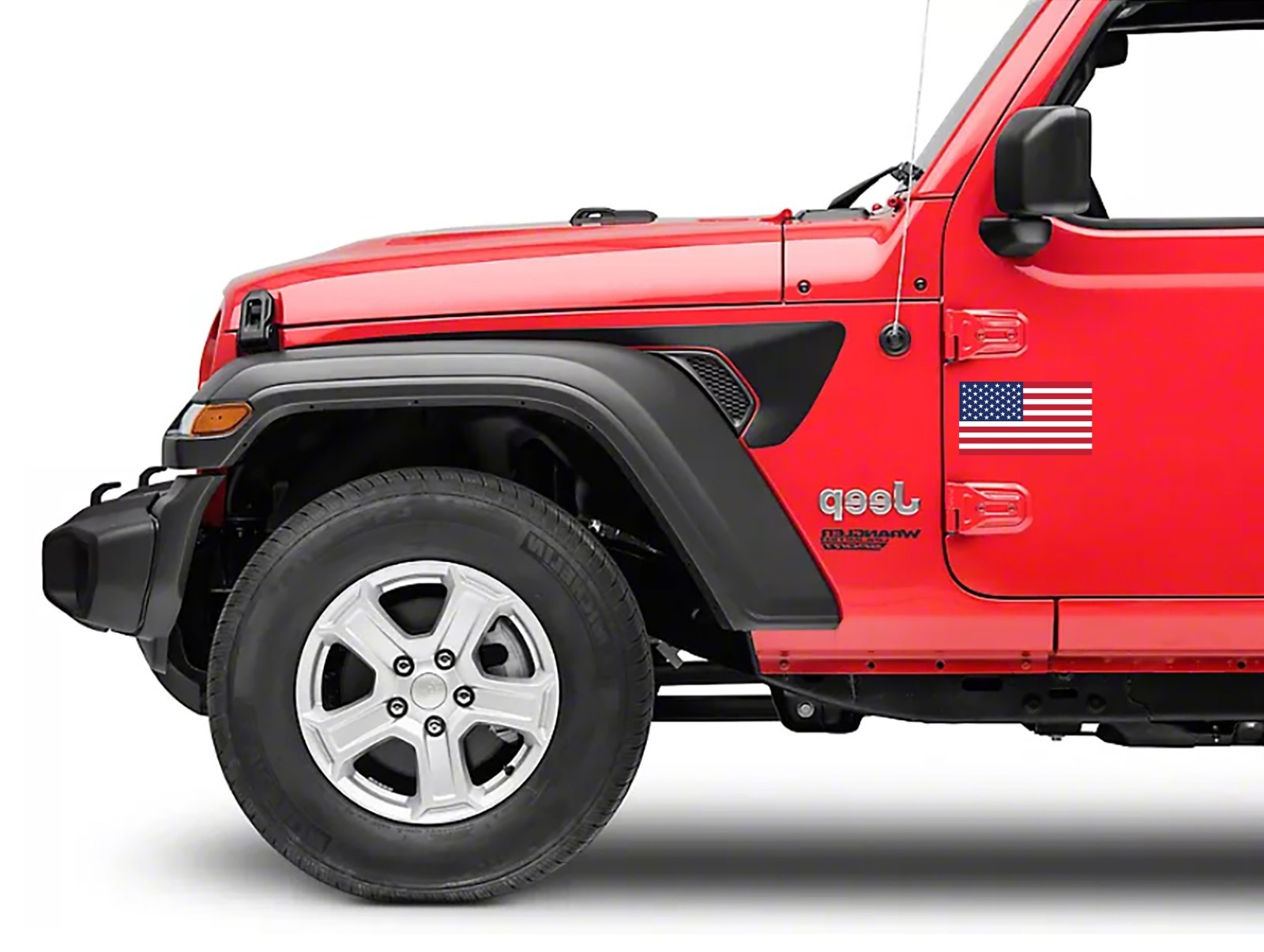 American Flag USA Sticker Vinyl Decal Multiple Sizes window door helmet wall