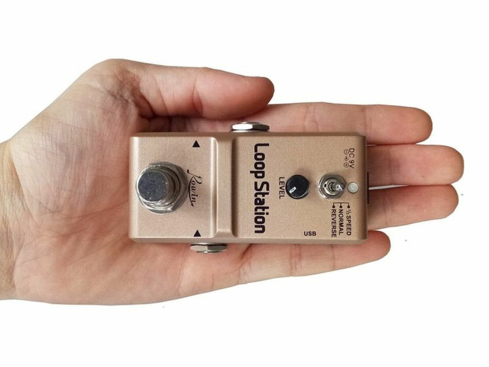 Rowin LN-332S Nano Loop Station Effect Pedal with Reverse and 1/2 Speed Function